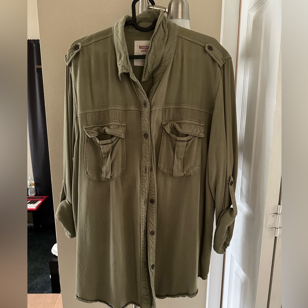 Casual Button Down  Blouse - Shirt